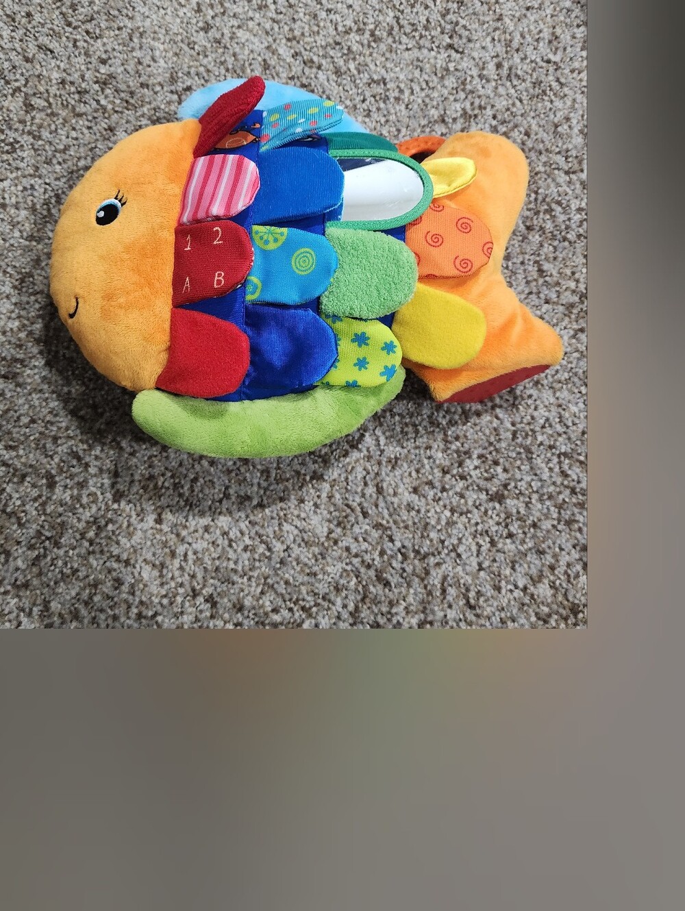 Like New Condition Melissa & Doug Interactive Fish Plush